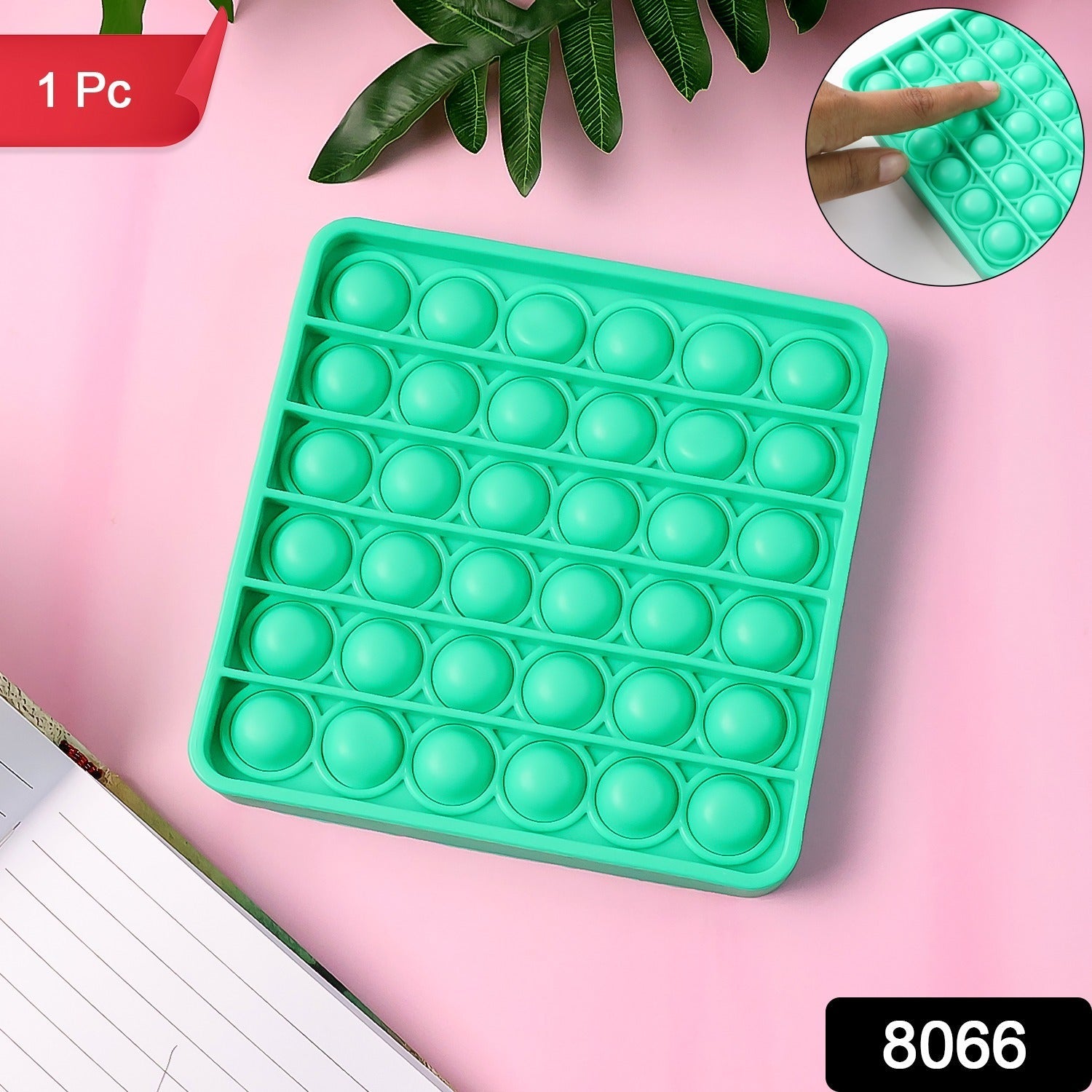 Premium Square Shape Silicone Pop It Fidget Toy (1 Pc) Premium Square Shape Silicone Pop It Fidget Toy (1 Pc)